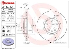 BREMBO FREN DISKI ON HAVALI 5 BJN 320X30X68X52,2 A4 2.0 TDI - 1.8 TFSI - 2.0 TFSI 2007-2015/A5 2.0 TDI - 2.0 TFSI 2007-2017/ A6 2.0 TFSI - 2.0 TDI - 3.0 TFSI - 3.0 TDI/ Q5 2.0 TDI - 2.0 TFSI - 3.0 TDI 2008-