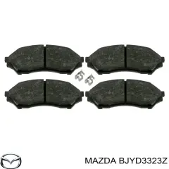 HI-Q FREN BALATA ON MAZDA 323 VI (BJ) 1.4i 16v 1998-2004 / 323 VI (BJ) 1.5i 16v 1998-2004 / 323 VI (BJ) 1.6i 1998-2004 B2YD3323Z