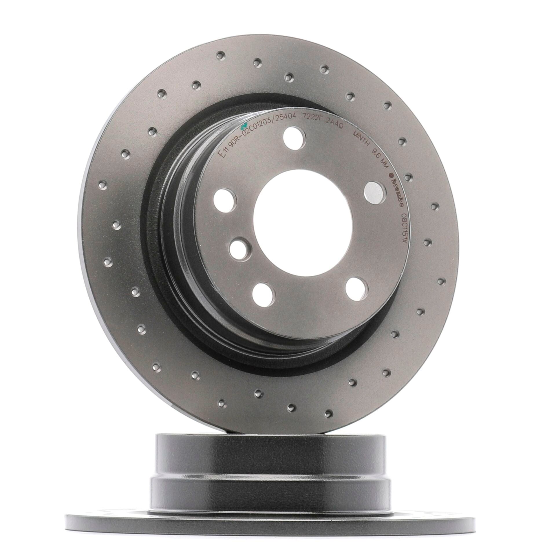 WALBURG FREN DISKI ARKA DUZ KAPLAMALI PERFORMANS DELIKLI BMW 1 SERISI (F20,F21) 116 D 5 BJN 290X11X75X66 2010-