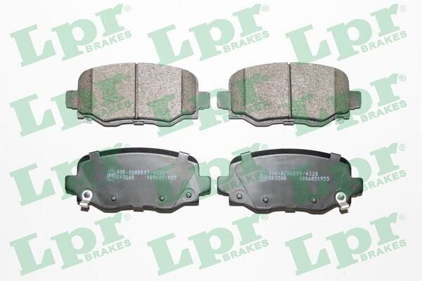 LPR FREN BALATA ARKA IKAZLI FIAT 500X 2014- / JEEP RENEGADE 2014- / CHEROKEE (KL) 2014- / ALFA ROMEO TONALE 2022- 68225301AA