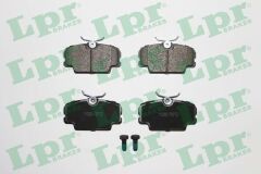 LPR FREN BALATA ON MERCEDES 190 (W201) 2.0 1982-1993 / 2.5 1982-1993/ D 2.5 1982-1993/ BMW 3 SERISI (E30) 316 i 1982-1992/ 315 1982-1992/ 320 D 1982-1992/ 318 i 1982-1992/ 323 i 1982-1992 0004208820