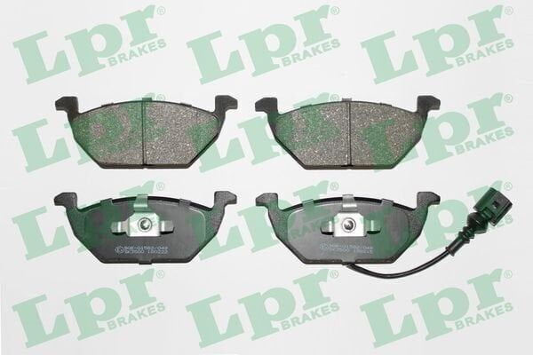 LPR FREN BALATA ON FISLI VW GOLF IV 1.4i 16v 1997-2005/ GOLF IV 1.6i 1997-2005/ GOLF V 1.6i 2003-2009/ BORA 1.4i 16v 1998-2005/ AUDI A3 1.6 1996-2003/ LEON 1.9 TDI 1999-2006 1J0698151G