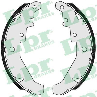 LPR FREN PABUC BALATA ARKA FIAT PALIO (178BX) (178DX) 1.4i 185x30 mm 1996-2005/FIAT PALIO (178BX) (178DX) 1.2i 16v 1996-2005/FIAT PALIO (178BX) (178DX) 1.6i 16v 1996-2005 77362454