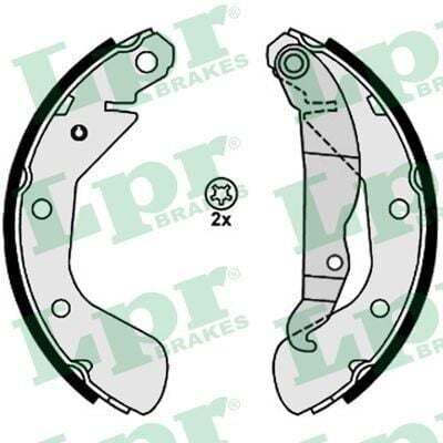 LPR FREN PABUC BALATA ARKA OPEL CORSA B 1.0i 3-5 KAPI LEVYELI 200X29mm 1993-2000/ASTRA F 1.6i 1991-1998/CORSA B 1.4i 1993-2000/CORSA B 1.2i 16v 1993-2000/CORSA B 1.6i 16v 1993-2000/TIGRA 1.6 16v 1994-2000 1605041