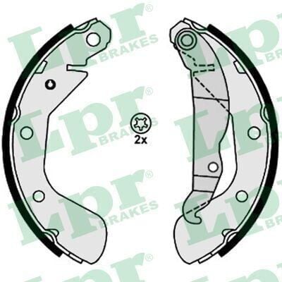 LPR FREN PABUC BALATA ARKA OPEL CORSA B 1.0i 3-5 KAPI LEVYELI 200X29mm 1993-2000/ASTRA F 1.6i 1991-1998/CORSA B 1.4i 1993-2000/CORSA B 1.2i 16v 1993-2000/CORSA B 1.6i 16v 1993-2000/TIGRA 1.6 16v 1994-2000 1605041
