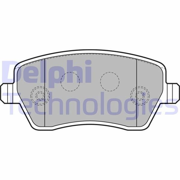 DELPHI FREN BALATA ON CLIO III 1.2i 16v 2005-2012/CLIO III 1.4i 16v 2005-2012/ CLIO III 1.5 DCI 2005-2012/DACIA DUSTER 1.5 DCI 2012-/DOKKER 1.5 DCI 2012-/LODGY 1.5 DCI 2012-/NISSAN MICRA 1.2i 16v 2003-2010