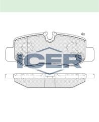 ICER FREN BALATA ARKA MERCEDES VITO (W447) 111 CDI 2014- / (W447) 114 CDI 2014- / (W447) 116 CDI 2014- / (W447) 119 BlueTEC 2014- 4474200120