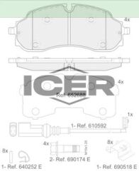 ICER FREN BALATASI ÖN TRANSİT V363 2020- LK4Z2001B