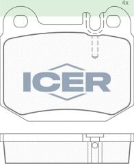 ICER FREN BALATASI ARKA MERCEDES ML-CLASS W163 98>05 1634200720