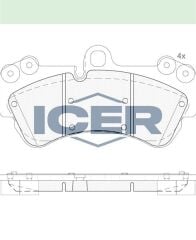 ICER FREN BALATA ON VOLKSWAGEN TOUAREG 3.6 V6 FSI 17 JANT 2002-2010/ TOUAREG 2.5 RS TDI 2002-2010/ TOUAREG 4.2 V8 2002-2010/ PORSCHE CAYENNE 3.2i 17 JANT 2002-2010/CAYENNE 3.6i 17 JANT 2002-2010 4634205500