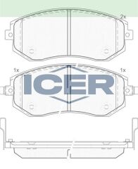 ICER FREN BALATA ON SUBARU LEGACY IV 2003-2009 / LEGACY 26296AE160