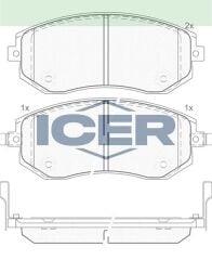 ICER FREN BALATA ON SUBARU LEGACY IV 2003-2009 / LEGACY 26296AE160