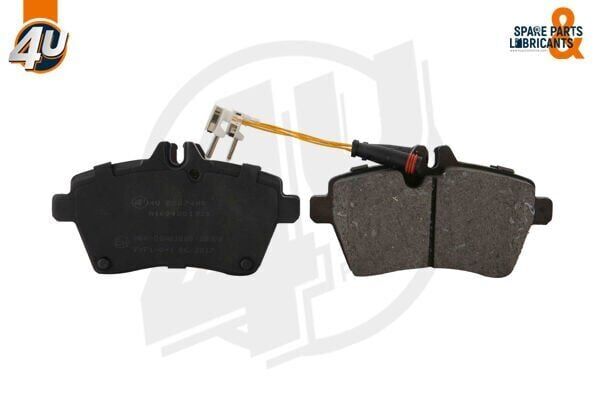 4U FREN BALATA ON MERCEDES A SERISI A 200 2004-2012/ A 150 2004-2012/ A 160 CDI 2004-2012/ A 170 CDI 2004-2012/ B SERISI B 200 CDI 2005-2011/ B 150 2005-2011/ B 160 2005-2011/ B 180 2005-2011 A1694202020