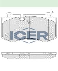 ICER FREN BALATA ON MERCEDES S SERISI (W221) S 320 CDI 2005-2013 / MERCEDES S SERISI (W221) S 350 2005-2013 0044206220