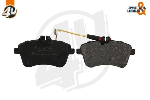 4U FREN BALATA ON MERCEDES B SERISI (W245) B 200 CDI 2005-2011 / MERCEDES A SERISI (W169) A 200 2004-2012 / MERCEDES B SERISI (W245) B 200 CDI 2005-2011 A1694201220