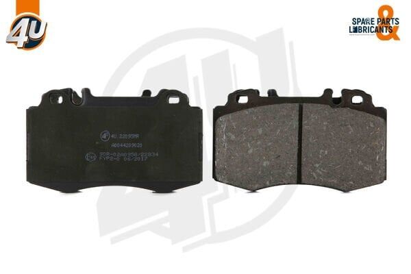 4U FREN BALATA ON MERCEDES C SERISI (W203) C 230 2000-2006/ (W203) C 270 CDI 2000-2006/ (W203) C 200 CDI 2000-2006/ (W203) C 220 CDI 2000-2006/ CLK (C209) 200 2002-2009/ (C209) 230 2002-2009 A0044209020