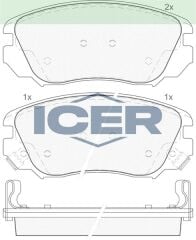 ICER FREN BALATA ON IKAZLI OPEL INSIGNIA 1.6 16 JANT 2008- / INSIGNIA 1.6 T 2008- / INSIGNIA 2.0 CDTI 130 HP 2008- 10605185