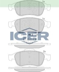 ICER FREN BALATA ON 15-16 JANT RENAULT CAPTUR I-II 13-/CLIO V 19-/ FLUENCE 10-/ MEGANE III 08-15/ SCENIC 09-/ ZOE 19-/ DACIA DOKKER 12-/ DUSTER 13-/ LODGY 12-/NISSAN JUKE (F16) 19- 440603905R