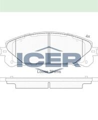 ICER FREN BALATA ON TEL DELIKLI TOYOTA RAV4 IV (ZSA4,ALA4) 2.0 VVT-I - 2.0 D-4D 4X4 2012-/ LEXUS NX (_Z1_) 2.5 2014-/ RX (_L2_) 450h 3.5 T 2015-/ ES VII (Z10_, _A10_, _H10_) 2.5 Hybird 2018- 044650E010