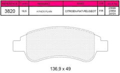 BEŞER BALATA ON PARTNER 96-08/301 1.6 HDI 12-/307 1.4 HDI 00-07/206 00-/207 05-/208 12-/2008 I 13- /BERLINGO 1.6 HDI 96-08/C-ELYSEE 1.6 HDI 12-/C4 1.6 HDI 04-09/C3 II 1.4 HDI 09-16/CORSA F 1.2 1.5 19- 1610489680