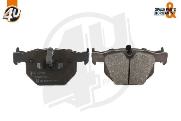 4U FREN BALATA ARKA BMW 3 SERISI (E90) 318 CL 2005-2011 / (E90) 320 i 2005-2011 / (E90) 320 D 2005-2011 / (E90) 325 i 2005-2011 / (E90) 330 Xi 2005-2011 / (E90) 335 D 2005-2011 34216791938