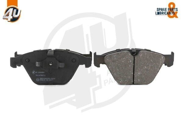 4U 4U FREN BALATA ON BMW 3 SERISI (E90) 318 i 2005-2011 / (E90) 320 i 2005-2011 / (E90) 320 D 2005-2011 / (E90) 325 D 2005-2011 34116780711