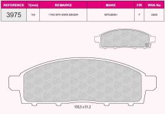 BEŞER FREN BALATA ON IKAZLI TEL DELIKLI MITSUBISHI L 200 2.4 DI-D 2015- / FIAT FULLBACK PICK-UP 2.4 D 2016- 545990001