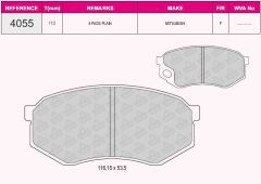 BEŞER FREN BALATA ON 8 ADET MITSUBISHI CANTER FUSO FE511