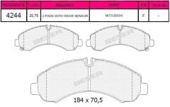 BEŞER FREN BALATA IKAZLI ON MITSUBISHI CANTER 711 3.0 20