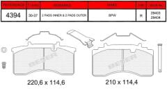 BEŞER BPW TEK PİSTON DİSK BALATASI