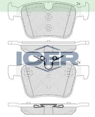 ICER FREN BALATA ARKA 18 JANT LAND ROVER DISCOVERY SPORT (LC) 2.0 TD4 14-/ DISCOVERY SPORT 2.0 Si4 14-/ VOLVO S90 II 2.0 D5 16-/ XC90 II 2.0 D5 15-/ JAGUAR XF (JB) 2.0 D 16-/ XE (X760) 2.0 15- 31400432