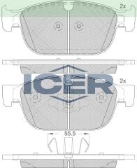 ICER FREN BALATA ON VOLVO XC90 II 2.0 D5 2015- / XC90 II 2.0 T8 HYBRID 2015-/ S90 II 2.0 D5 2016- / V90 II 2.0 D5 2016- / XC60 2.0 D4 2015- 31445975