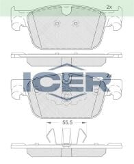 ICER FREN BALATA ON VOLVO S90 II 2.0 D5 2016- / VOLVO S90 II 2.0 D4 2016- 31423651