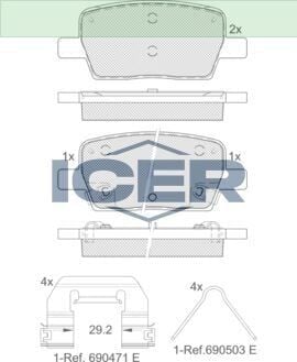 ICER FREN BALATASI ARKA CAMARO 22949931