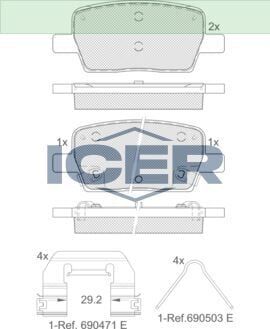 ICER FREN BALATASI ARKA CAMARO 22949931