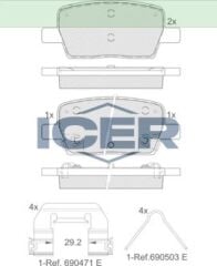 ICER FREN BALATASI ARKA CAMARO 22949931