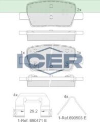 ICER FREN BALATASI ARKA CAMARO 22949931