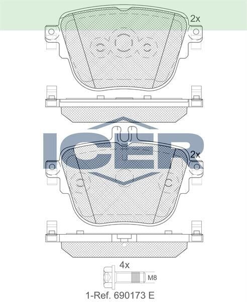 ICER FREN BALATASI ARKA MERCEDES C257 W213 S213 C238 A238 0004206200