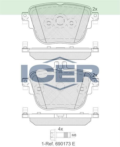 ICER FREN BALATASI ARKA MERCEDES C257 W213 S213 C238 A238 0004206200