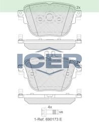 ICER FREN BALATASI ARKA MERCEDES C257 W213 S213 C238 A238 0004206200