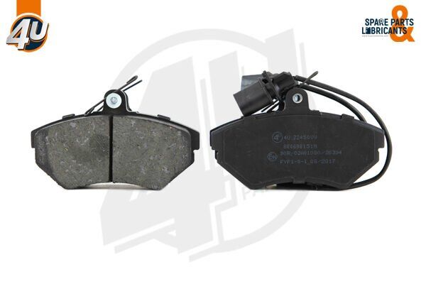 4U FREN BALATA ON FISLI VW PASSAT 1.6 1996-2000/ PASSAT 1.9 TDI 1996-2000/ PASSAT 1.8 T 1996-2000/ AUDI A4 1.8 T 2004-2008/ A4 1.9 TDI 2004-2008/ A4 2.0 TFSI 2004-2008/ A4 2.0 TDI 2004-2008 8E0698151M