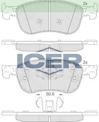 ICER FREN BALATA ON FORD FIESTA VII 1.5 TDCI 2017- / COURIER (V769) 2021- 2095060