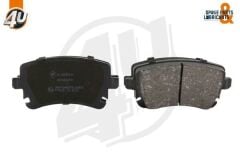 4U FREN BALATA ARKA FISLI VOLKSWAGEN TRANSPORTER V (7HA,7HH,7EA,7EH) 1.9 TDI 2003-2011/ TRANSPORTER V (7HA,7HH,7EA,7EH) 2.5 TDI 2003-2011 8E0698451C