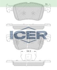 ICER FREN BALATA IKAZLI ON FORD FOCUS IV 2018-/ KUGA III 2019-/ PUMA 2020- 2382272