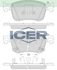 ICER FREN BALATASI ÖN HYUNDAI ACCORD 45022TVCA002