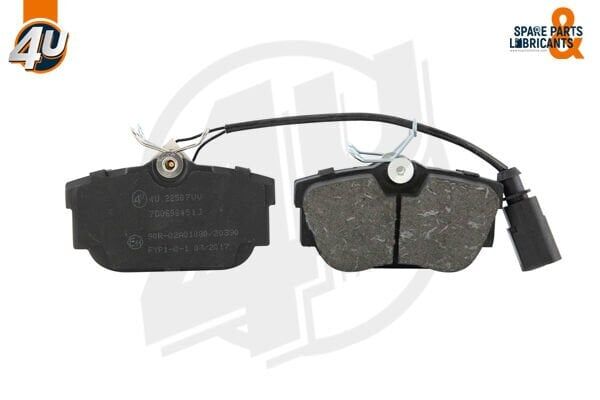 4U FREN BALATA ARKA FISLI VOLKSWAGEN TRANSPORTER IV (70XB,70XC,7DB,7DW) 2.4 D 1990-2003 / TRANSPORTER IV 2.5 TDI 1990-2003 / TRANSPORTER IV 1.9 D 1990-2003 / TRANSPORTER IV 2.5 D 1990-2003 7D0698451J