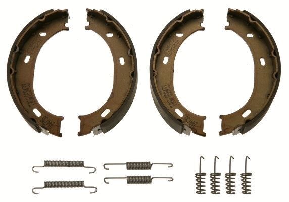 BOSCH EL FREN BALATASI AKSESUARLI SPRINTER 2T 208 D 160X40 mm 1995-2006/SPRINTER 3T 310 D- 1995-2006/LT 28-46 II 2.5 TDI- 1996-2006/SPRINTER 3T 308 D- 1995-2006/SPRINTER 3T 312 D- 1995-2006