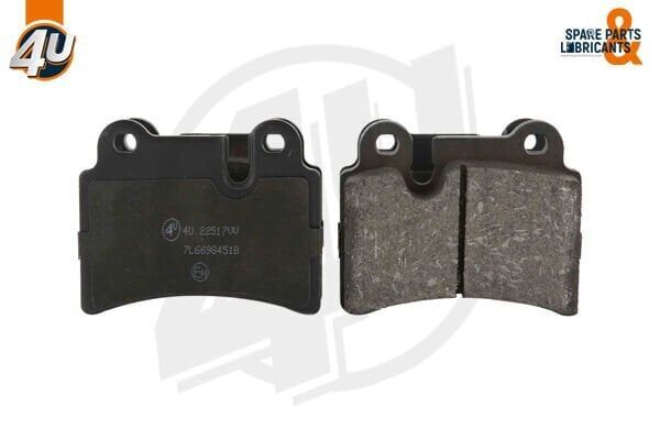 4U FREN BALATA ARKA VOLKSWAGEN TOUAREG (7LA,7L6,7L7) 3.0 V6 TDI 2002-2010 / TOUAREG 3.2i V6 2002-2010 / TOUAREG 5.0 V10 TDI 2002-2010 7L6698451B