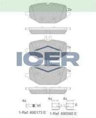 ICER FREN BALATASI ARKA MERCEDES GLE-CLASS II 21> 0004204002
