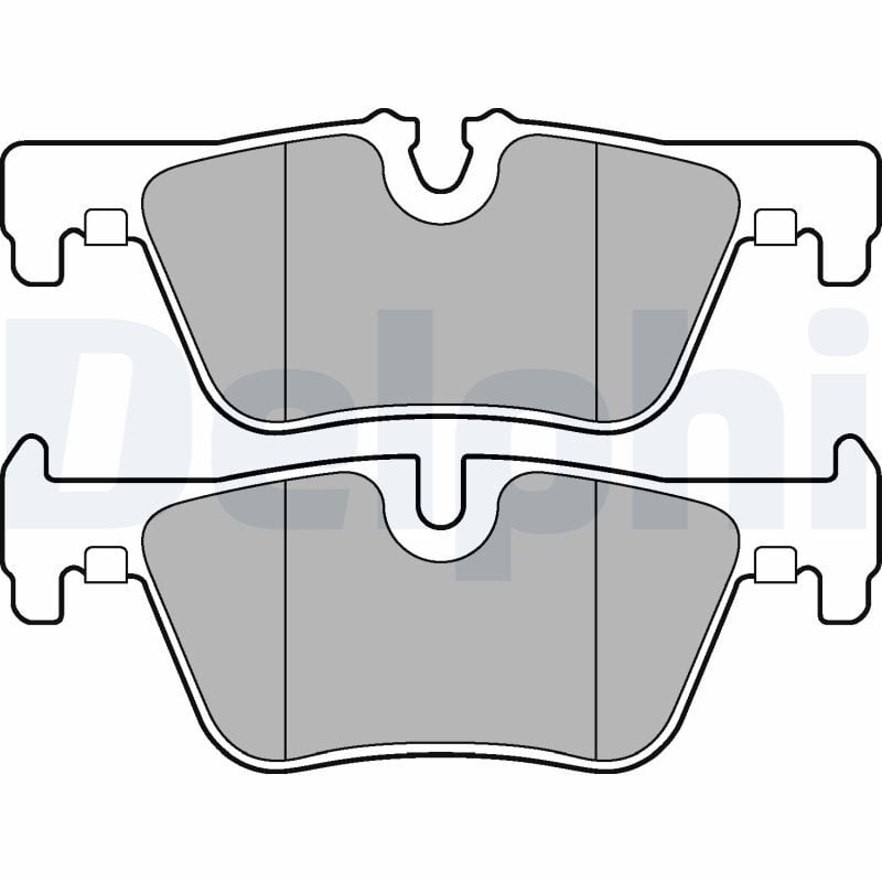 DELPHI 	FREN BALATA ARKA BMW 1 SERISI (F20,F21) 116 i 2010-/ 118 i 2010-/ 116 D 2010-/ 120 D 2010-/ 3 SERISI (F30) 320 D 2011-/ 318 i 2011-/ 316 i 2011-/ 330 Xi 2011-